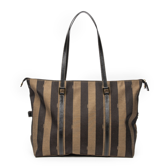 Fendi Large Pequin Zip Tote - Picture 5 of 8